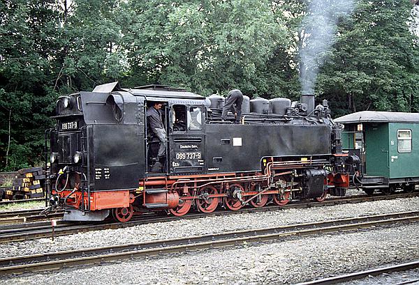 Foto:: DB 099 737-9 / Cranzahl / 27.08.1994 (Foto,Fotos,Bilder,Bild,)