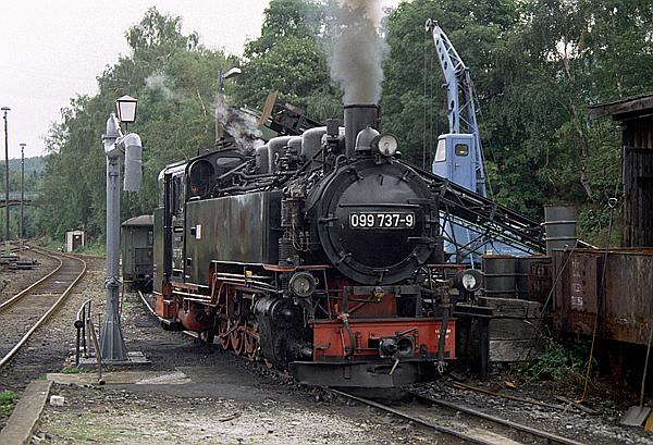 Foto:: DB 099 737-9 / Cranzahl / 27.08.1994 (Foto,Fotos,Bilder,Bild,)