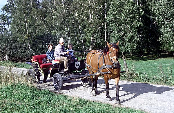 Foto:: Kutschfahrt / Mragowo / September 1994 (Foto,Fotos,Bilder,Bild,)