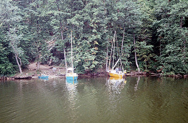 Foto:: Bootsfahrt / Mikolajki  - Ruciane-Nida / September 1994 (Foto,Fotos,Bilder,Bild,)