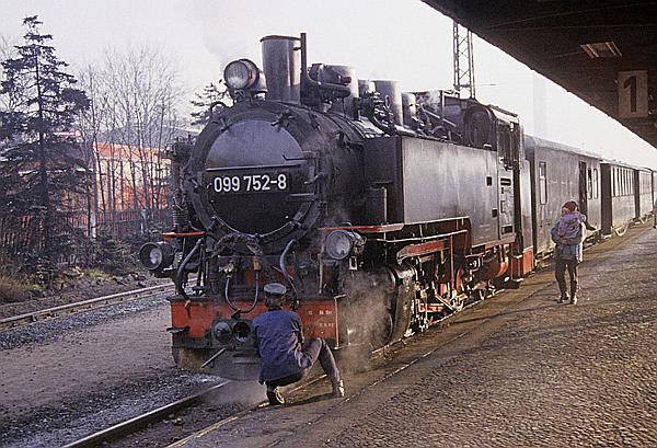 Foto:: DB 099 752-8 / Radebeul / 11.12.1994 (Foto,Fotos,Bilder,Bild,)