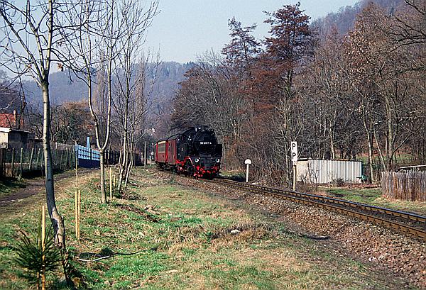 Foto:: DR 99 6001-4 / Ilfeld / 11.03.1995 (Foto,Fotos,Bilder,Bild,)