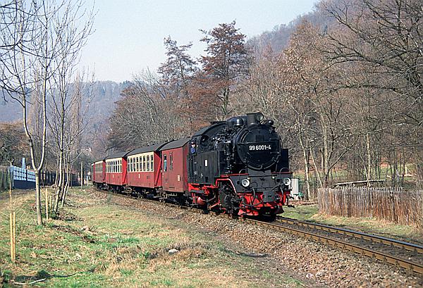 Foto:: DR 99 6001-4 / Ilfeld / 11.03.1995 (Foto,Fotos,Bilder,Bild,)