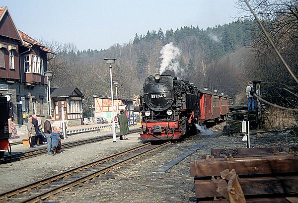 Foto:: DR 99 7244-9 / Alexisbad / 11.03.1995 (Foto,Fotos,Bilder,Bild,)