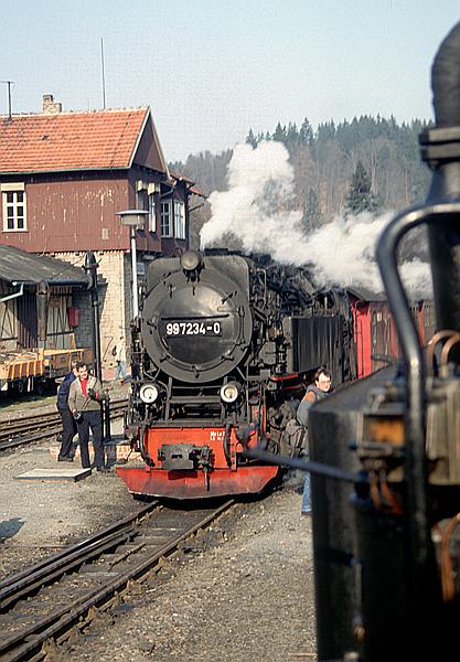 Foto:: DR 99 7234-0 / Alexisbad / 11.03.1995 (Foto,Fotos,Bilder,Bild,)
