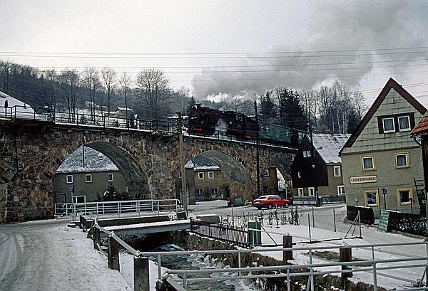 Foto:: DB 099 736-1 / Schmiedeberg / 06.01.1996 (Foto,Fotos,Bilder,Bild,)