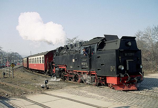 Foto:: DR 99 7237-3 / Wernigerode /17.03.1996 (Foto,Fotos,Bilder,Bild,)