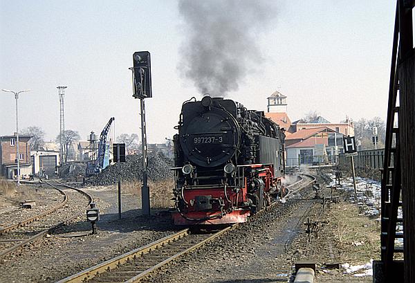 Foto:: DR 99 7237-3 / Wernigerode /17.03.1996 (Foto,Fotos,Bilder,Bild,)