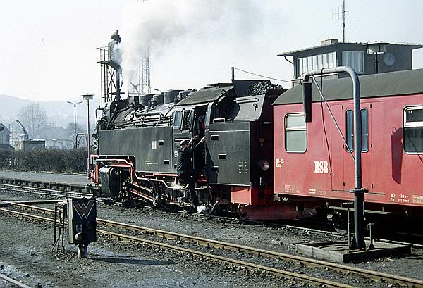 Foto:: DR 99 7237-3 / Wernigerode /17.03.1996 (Foto,Fotos,Bilder,Bild,)