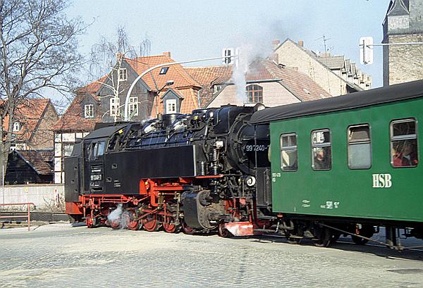 Foto:: DR 99 7240-7 / Wernigerode /17.03.1996 (Foto,Fotos,Bilder,Bild,)