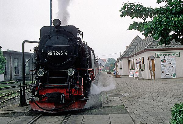 Foto:: DR 99 7246-4 / Gernrode / 10.06.1996 (Foto,Fotos,Bilder,Bild,)