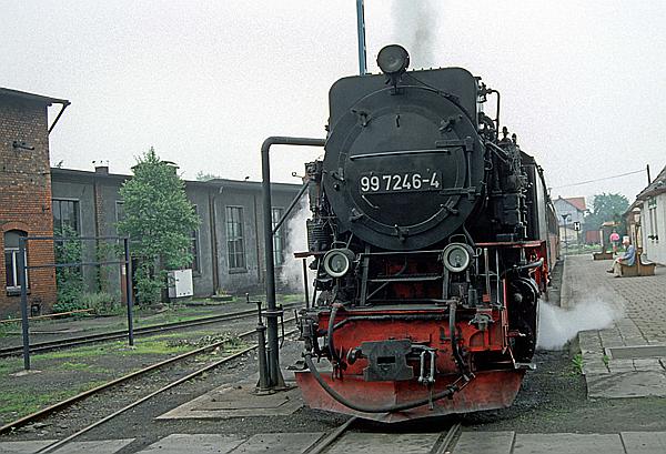 Foto:: DR 99 7246-4 / Gernrode / 10.06.1996 (Foto,Fotos,Bilder,Bild,)