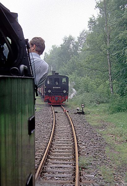 Foto:: DR 99 7246-4 + DR 99 5906-5 / Sternhaus-Ramberg / 10.06.1996 (Foto,Fotos,Bilder,Bild,)