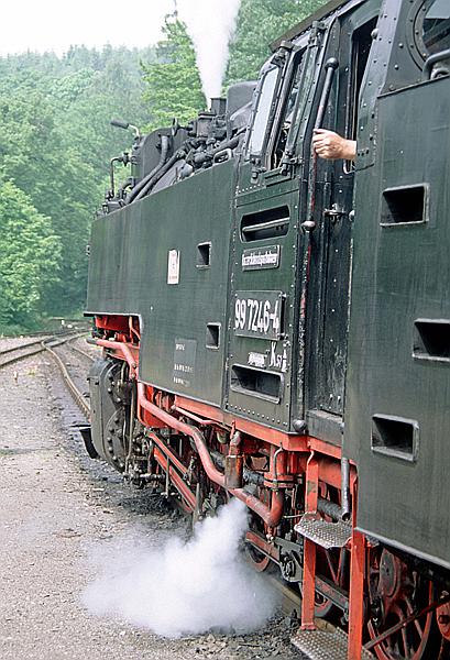 Foto:: DR 99 7246-4 + DR 99 5906-5 / Sternhaus-Ramberg / 10.06.1996 (Foto,Fotos,Bilder,Bild,)