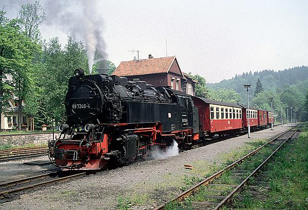 Foto:: DR 99 7246-4 / Alexisbad / 10.06.1996 (Foto,Fotos,Bilder,Bild,)
