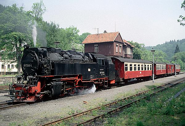 Foto:: DR 99 7246-4 / Alexisbad / 10.06.1996 (Foto,Fotos,Bilder,Bild,)
