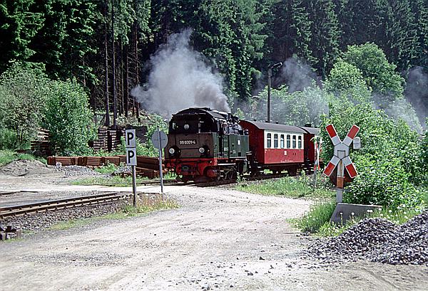 Foto:: DR 99 6001-4 / Eisfelder Talmuehle /10.06.1996 (Foto,Fotos,Bilder,Bild,)