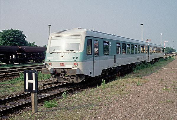 Foto:: DB 928 599-0 / Wernigerode / 10.06.1996 (Foto,Fotos,Bilder,Bild,)