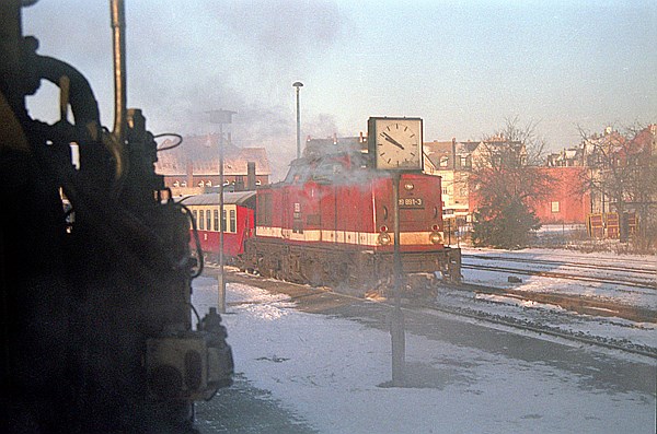 Foto:: DR 199 891-3 / Nordhausen / 28.12.1996 (Foto,Fotos,Bilder,Bild,)