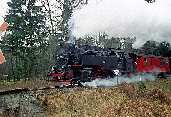 Foto:: DR 99 7236-5 / Drei Annen Hohne / 15.04.1997 (Foto,Fotos,Bilder,Bild,)