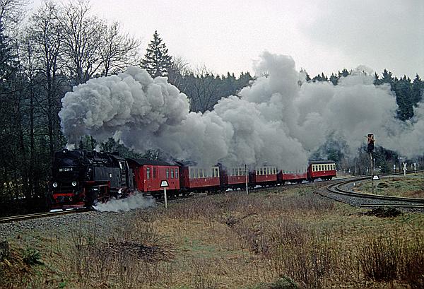 Foto:: DR 99 7236-5 / Drei Annen Hohne / 15.04.1997 (Foto,Fotos,Bilder,Bild,)