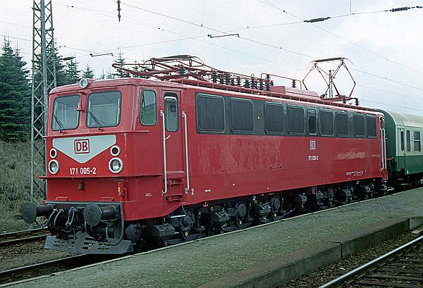 Foto:: DB 171 005-2 / Elbingerode / 15.04.1997 (Foto,Fotos,Bilder,Bild,)