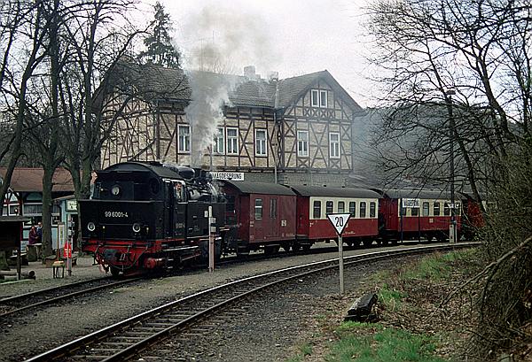 Foto:: DR 99 6001-4 / Maegdesprung / 15.04.1997 (Foto,Fotos,Bilder,Bild,)