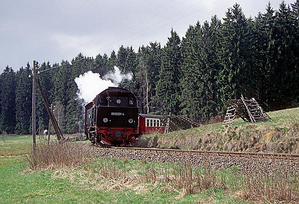 Foto:: DR 99 6001-4 / Alexisbad / 15.04.1997 (Foto,Fotos,Bilder,Bild,)