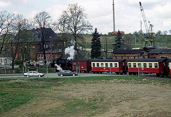 Foto:: DR 99 6001-4 / Gernrode / 15.04.1997 (Foto,Fotos,Bilder,Bild,)