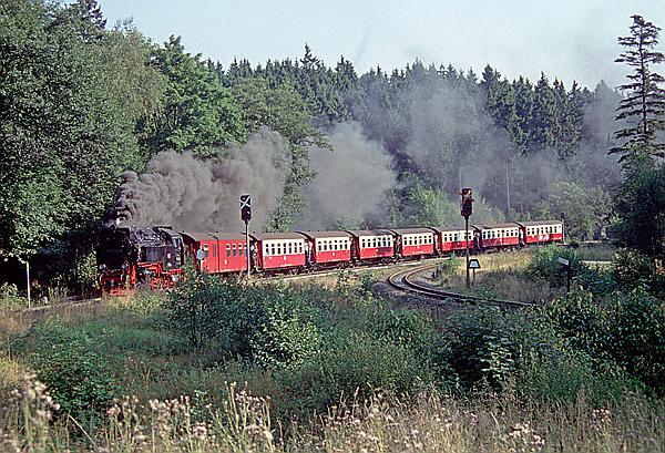 Foto:: DR 99 7245-6 / Drei Annen Hohne / 11.09.1999 (Foto,Fotos,Bilder,Bild,)