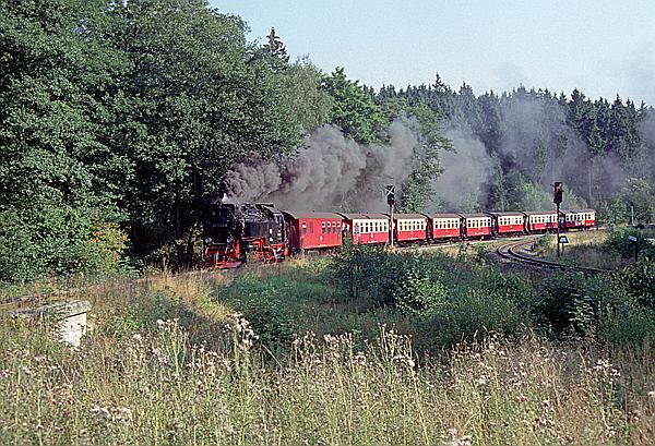 Foto:: DR 99 7245-6 / Drei Annen Hohne / 11.09.1999 (Foto,Fotos,Bilder,Bild,)