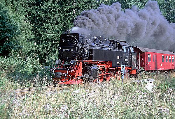 Foto:: DR 99 7245-6 / Drei Annen Hohne / 11.09.1999 (Foto,Fotos,Bilder,Bild,)