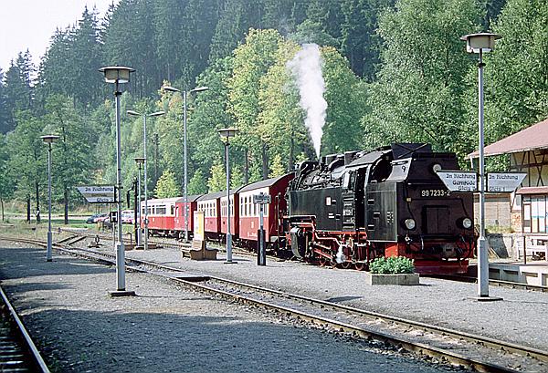 Foto:: DR 99 7233-2 / Alexisbad / 11.09.1999 (Foto,Fotos,Bilder,Bild,)