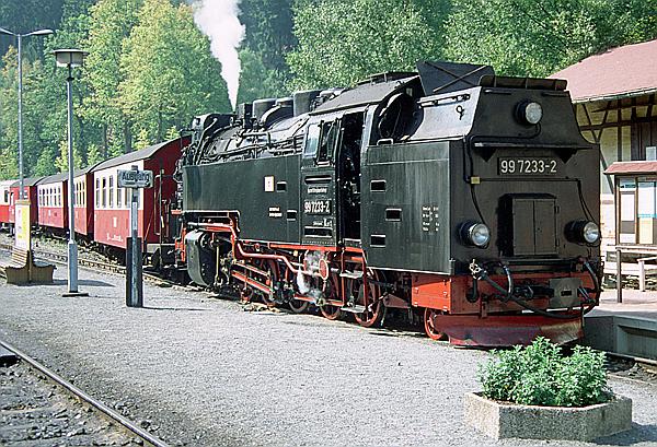 Foto:: DR 99 7233-2 / Alexisbad / 11.09.1999 (Foto,Fotos,Bilder,Bild,)