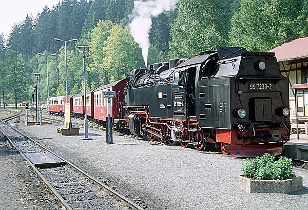 Foto:: DR 99 7233-2 / Alexisbad / 11.09.1999 (Foto,Fotos,Bilder,Bild,)