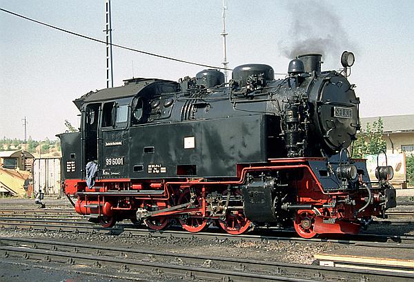 Foto:: DR 99 6001-4 / Gernrode / 11.09.1999 (Foto,Fotos,Bilder,Bild,)