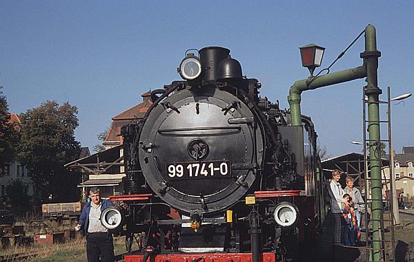 Foto:: DR 99 1741-0 / Dippoldiswalde / 20.10.2001 (Foto,Fotos,Bilder,Bild,)