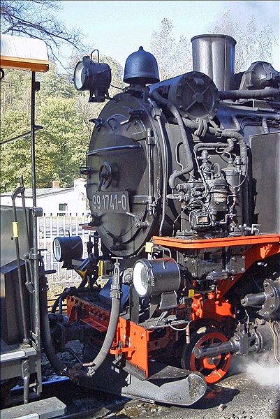 Foto:: DR 99 1741-0 / Kipsdorf / 20.10.2001 (Foto,Fotos,Bilder,Bild,)