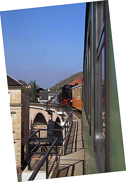 Foto:: DR 99 1741-0 / Schmiedeberg / 20.10.2001 (Foto,Fotos,Bilder,Bild,)