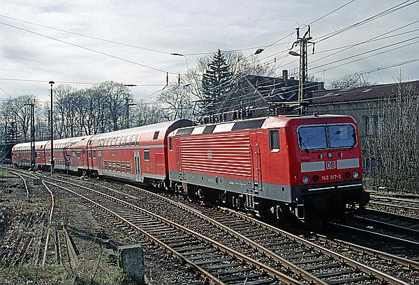 Foto:: DB 143 917-3 / Oederan / 11.03.2002 (Foto,Fotos,Bilder,Bild,)