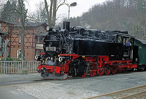 Foto:: DR 99 1741-0 / Rabenau / 12.03.2002 (Foto,Fotos,Bilder,Bild,)