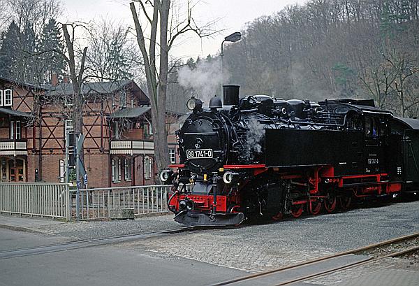 Foto:: DR 99 1741-0 / Rabenau / 12.03.2002 (Foto,Fotos,Bilder,Bild,)