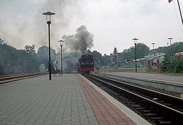 Foto:: DR 99 4801-9 / Putbus / 06.07.2002 (Foto,Fotos,Bilder,Bild,)