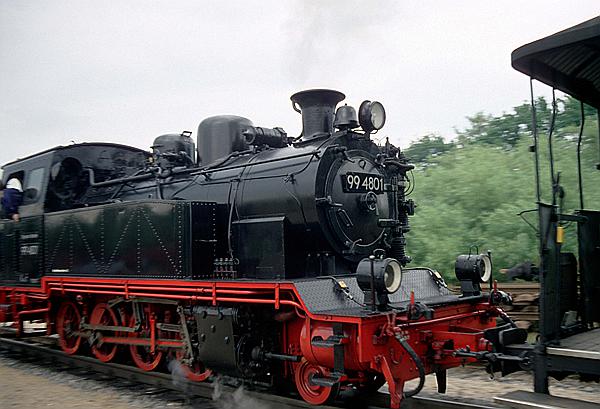 Foto:: DR 99 4801-9 / Putbus / 06.07.2002 (Foto,Fotos,Bilder,Bild,)