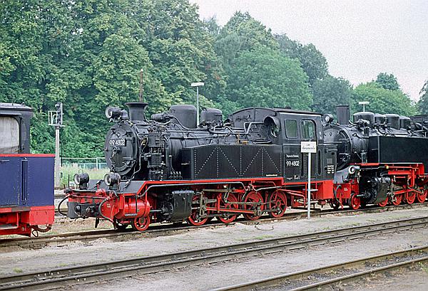 Foto:: DR 99 4802-7 / Putbus / 06.07.2002 (Foto,Fotos,Bilder,Bild,)