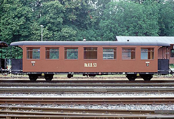 Foto:: Schmalspurreisezugwagen / Putbus / 06.07.2002 (Foto,Fotos,Bilder,Bild,)