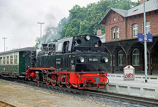 Foto:: DR 99 4801-9 / Putbus / 06.07.2002 (Foto,Fotos,Bilder,Bild,)