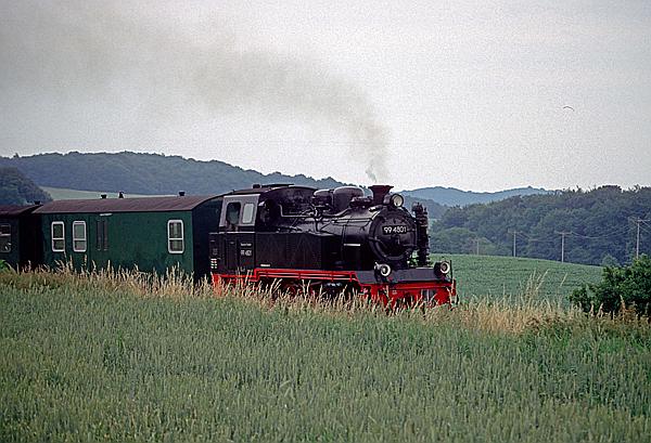 Foto:: DR 99 4801-9 / Garftitz / 06.07.2002 (Foto,Fotos,Bilder,Bild,)