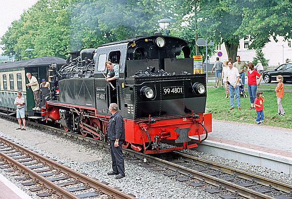 Foto:: DR 99 4801-9 / Binz / 06.07.2002 (Foto,Fotos,Bilder,Bild,)
