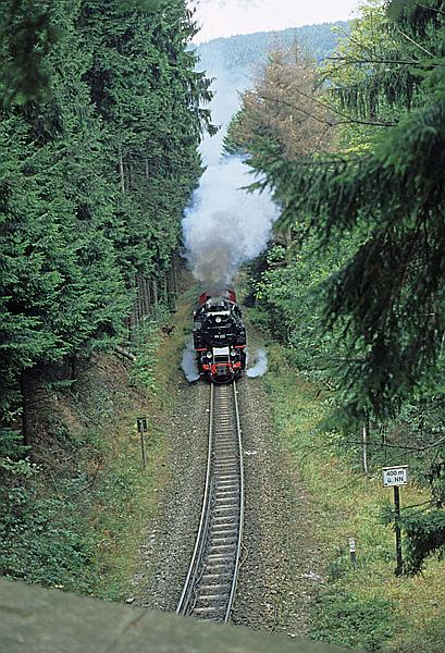 Foto:: DR 99 7222-5 / Drei Annen Hohne / 11.10.2003 (Foto,Fotos,Bilder,Bild,)